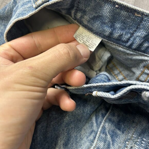 Vintage 70s/80s Levi’s Orange Tab Distressed Denim Jeans 24x31 USA - Picture 10 of 16